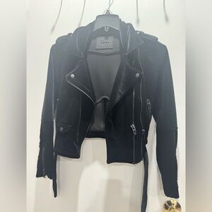 Blank NYC Women's Black Velvet Jacket